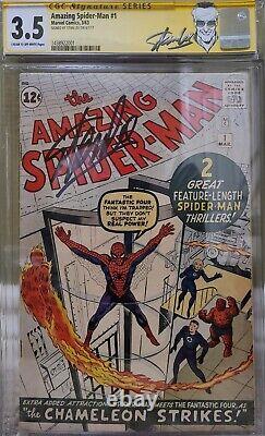 1963 Amazing Spider-Man #1 CGC 3.5 signed by Stan Lee