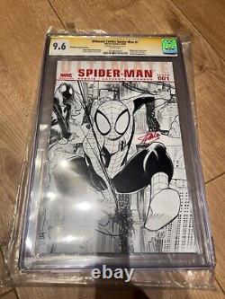 2009 Ultimate Spiderman #1 CGC 9.6 SS Signed Stan Lee Pittsburgh Comicon Variant
