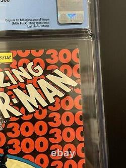 2x CGC 9.6 Amazing Spider-Man #300 Todd Mcfarlane 1st Venom, Newsstand & Direct