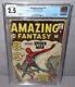 Amazing Fantasy #15 (spider-man, Peter Parker 1st App) Cgc 2.5 Gd+ Marvel 1962