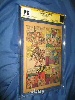 AMAZING SPIDERMAN #15 CGC PG PAGE SS Signed by Stan Lee 1st Kraven the Hunter