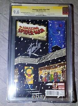 AMAZING SPIDERMAN? #700 CGC 9.6 50th ANNIVERSARY VARIANT-SIGNED BY STAN LEE