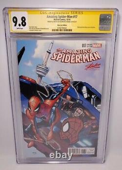 AMAZING SPIDER-MAN #17 NM Stan Lee Variant Signed + Sketch by Humberto Ramos
