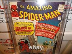 AMAZING SPIDER-MAN #18 CGC 9.0 White pages 1st Ned Leeds Sandman 1964