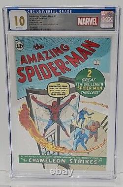 AMAZING SPIDER-MAN #1 CGC 10 Reprint Made with 1oz PURE SILVER! RARE GEM MINT