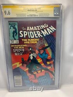 AMAZING SPIDER-MAN #252 CGC SS 9.6 Signed by Stan Lee & Tom Defalco & Ron Frenz