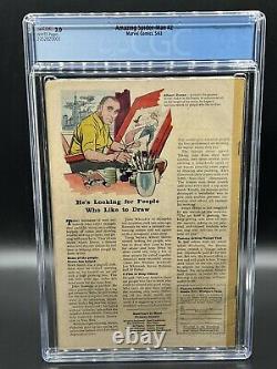 AMAZING SPIDER-MAN #2 CGC 3.0 1st Vulture! WHITE PAGES