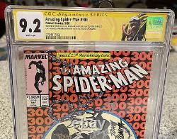 AMAZING SPIDER-MAN #300 CGC 9.2 SIGNED 10 Times Stan Lee KEY SUPER RARE