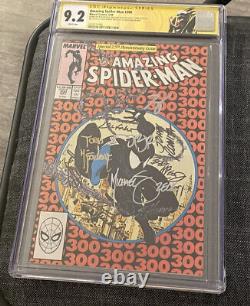 AMAZING SPIDER-MAN #300 CGC 9.2 SIGNED 10 Times Stan Lee KEY SUPER RARE