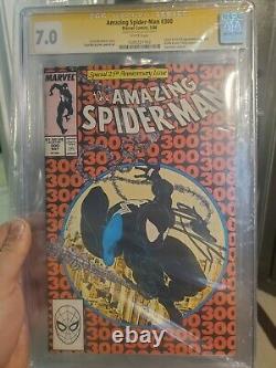 AMAZING SPIDER-MAN #300 CGC SS 7.0 SIGNED BY STAN LEE 1988 comic book 1st venom