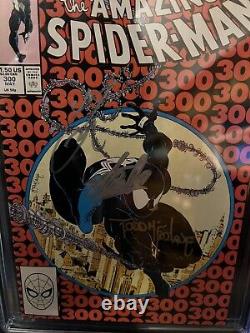 AMAZING SPIDER-MAN #300 Venom CGC 9.6 Signed Tom Hardy Stan Lee Todd McFarlane