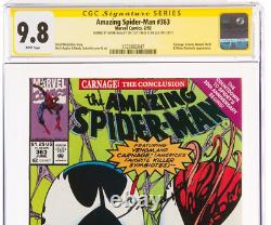 AMAZING SPIDER-MAN #363 Newsstand CGC 9.8 SS 2x Signed By Stan Lee & Mark Bagley