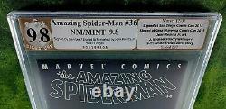 AMAZING SPIDER-MAN 36 PGX 9.8 (NT CGC) SS JOHN ROMITA JR Sketch/Signed STAN LEE