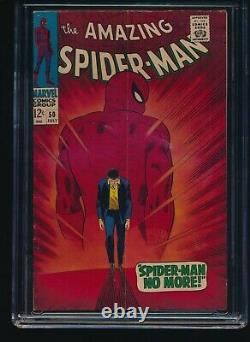 AMAZING SPIDER-MAN #50 CGC 5.0 7/67 WHITE PAGES MARVEL 1st App KINGPIN STAN LEE