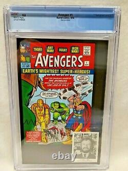 AVENGERS 1 CGC 9.8 STAN LEE EDITION J Scott Campbell White Pages Hulk Spider-Man