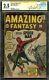 Amazing Fantasy #15 1962 Cgc 2.5 Signed Stan Lee 1st App. Spider-man Jack Kirby