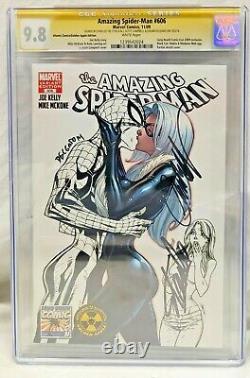 Amazing SPIDER-MAN? #606 CGC 9.8 B&W LBCC Exclusive? SIGNED STAN LEE Campbell