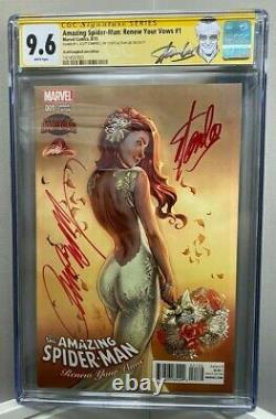 Amazing SPIDER-MAN Renew Your Vows 1 CGC 9.6 sign STAN LEE & CAMPBELL NO RESERVE