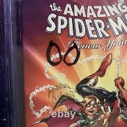 Amazing SpiderMan Renew-Vows #1 125 CGC Signed 4X Stegman Stan Lee Marvel Comic