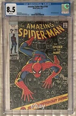 Amazing Spider-Man #100 CGC 8.5 White Pages Stan Lee Story, John Romita Cover