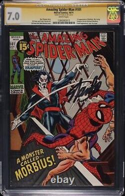 Amazing Spider-Man #101 (Marvel 1971), CGC Signature Series 7.0 (Stan Lee)
