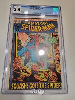 Amazing Spider-Man #106 CGC 3.5 1972 Stan Lee Bronze Age Spider Slayer New Case