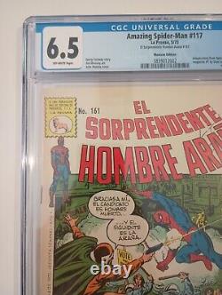 Amazing Spider-Man #117 CGC 6.5 Fine+ SPANISH VARIANT KEY ISSUE STAN LEE