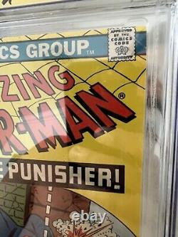 Amazing Spider-Man #129 First Punisher CGC SS STAN LEE