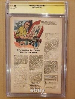 Amazing Spider-Man #14 1st Appearance of Green Goblin CGC 3.0 SS Stan Lee