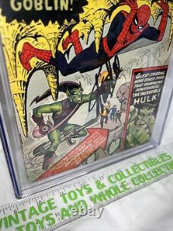 Amazing Spider-Man #14 CGC 4.0 1st appearance of Green Goblin SIGNED STAN LEE
