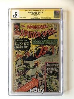 Amazing Spider-Man #14 CGC. 5 SS SIGNED STAN LEE 1st Green Goblin