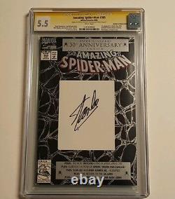 Amazing Spider-Man (1963 1st Series) #365 CGC ss 5.5 By Stan the Man Lee Himself