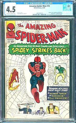 Amazing Spider-Man #19 (1964) CGC 4.5 - O/w to white 1st Mac Gargan cameo