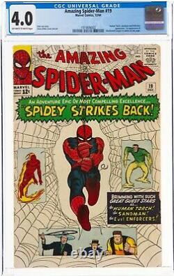Amazing Spider-Man #19 CGC 4.0 (Marvel 1964) 1st Mac Gargan (Scorpion) + Sandman