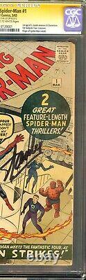 Amazing Spider-Man #1 1962 CGC 3.0 SIGNED STAN LEE 1st Spider-Man Fantastic Four