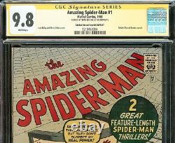Amazing Spider-Man #1 1966 CGC 9.8 SIGNED STAN LEE 1st Spider-Man GRR Jack Kirby