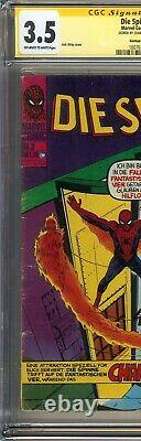 Amazing Spider-Man #1 1974 CGC 3.5 German Edition SIGNED STAN LEE Jack Kirby Cvr