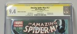Amazing Spider-Man 1.1 CGC 9.4 SS Signed by Stan Lee and J Scott Campbell