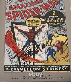Amazing Spider-Man #1 CGC 9.2 SS Stan Lee Signed Marvel Milestone Ed Signature