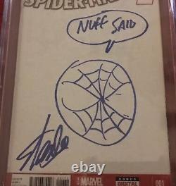 Amazing Spider-Man #1 CGC 9.8 Sketch & Signed by Stan Lee on His 95th Birthday