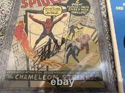 Amazing Spider-Man 1 CGC SS 8.5 Signed Stan Lee Auto Golden Record 1966 Wow