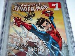 Amazing Spider-Man #1 CGC SS Signature Autograph STAN LEE 9.8 Garfield UnMasked