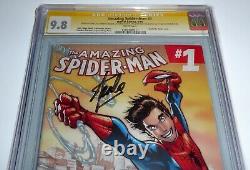 Amazing Spider-Man #1 CGC SS Signature Autograph STAN LEE RAMOS 1st D Variant