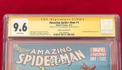 Amazing Spider-Man 1 Color CGC 9.6 Signed by Ramos & Sketch of Stan Lee! Only 10