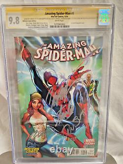 Amazing Spider-Man #1 Signed SS x6 Stan Lee CGC 9.8 Ramos, J CAMPBELL, SLOTT 201
