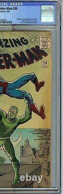 Amazing Spider-Man #20 CGC 7.0 First app Scorpion Marvel 1965 Homecoming Key