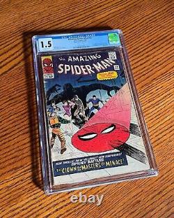 Amazing Spider-Man 22 CGC Graded 1.5 1965 Princess Python First Off-White