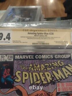 Amazing Spider-Man 238 CGC 9.4 Hobgoblin signed Stan Lee, Romita, Shooter, more