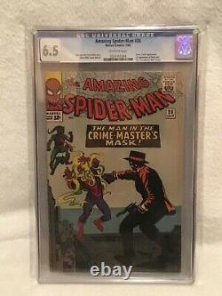 Amazing Spider-Man #26 CGC 6.5 1st Appearance of Crime Master 1965 (read below)