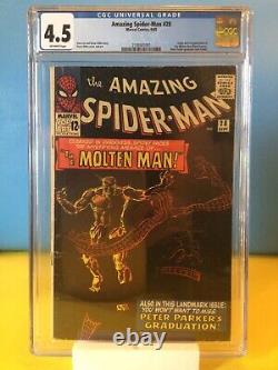Amazing Spider-Man #28 1st appearance Molten Man CGC 4.5 Marvel 1965